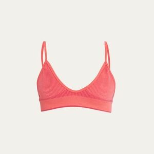 Nagnata Tri Rib Bralette in Hot Pink